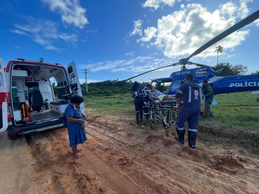 Helicóptero Do Graer Resgata Vítima De Infarto Em Itaparica Brado Jornal 4487