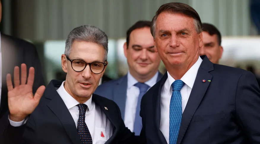 Zema cresce nas redes em meio a embate entre Tarcísio e Bolsonaro