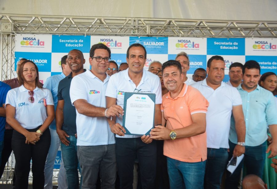 Prefeitura inicia obra de nova escola no Bairro da Paz com piscina semiolímpica e capacidade para quase 2 mil alunos