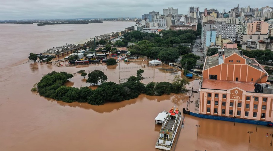 Nível do Guaíba diminui e atinge 4,73 metros