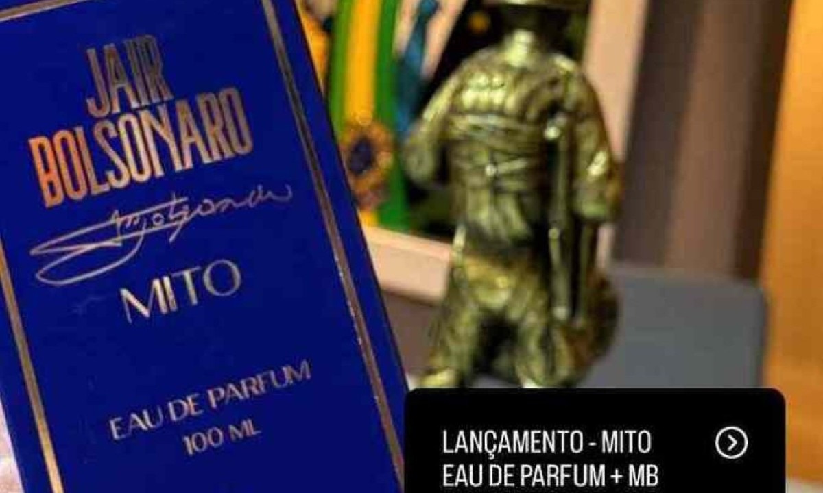 'Mito', novo perfume de Bolsonaro já tem data de lançamento