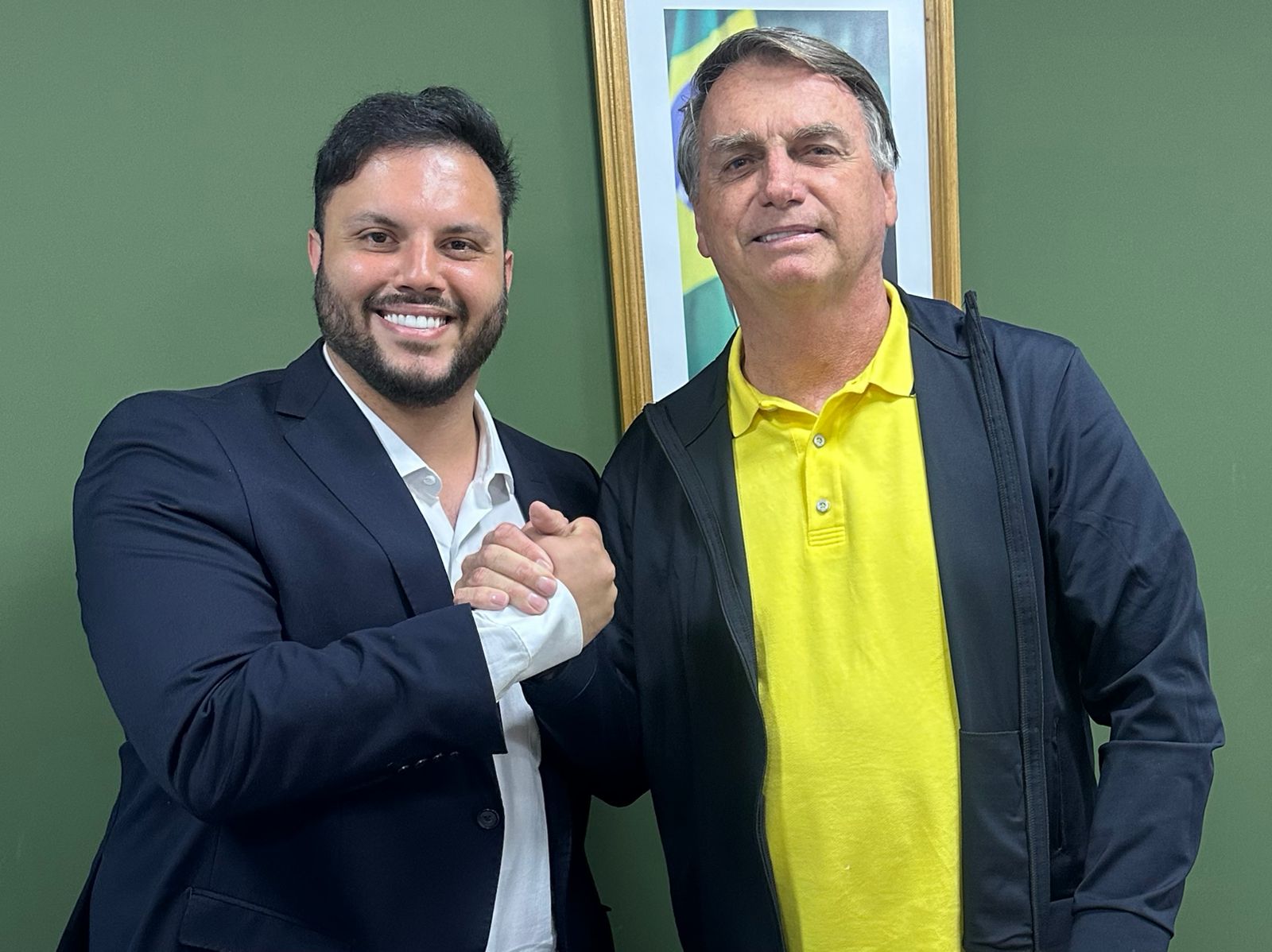 Pré-candidato a vereador de Salvador, Alexandre Moreira se reúne com Bolsonaro em Brasília