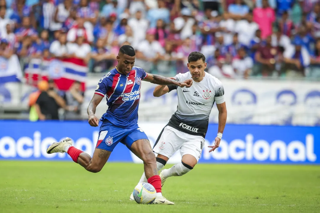 Bahia perde para o Corinthians e amarga segunda derrota consecutiva em casa