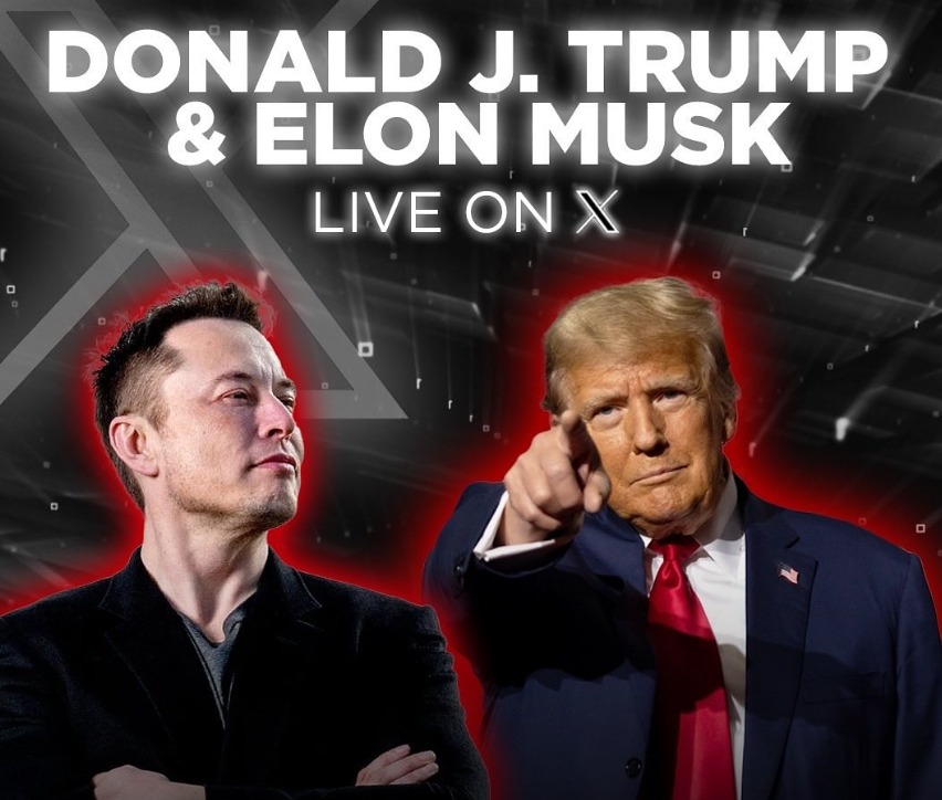 Entrevista de Trump com Musk é afetada por atraso e problemas cibernéticos 