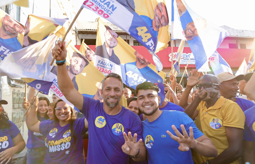 Nikolas Ferreira, Bolsonaro e toda direita estão unidos em prol da eleição de Kauan Dominguez em Camaçari