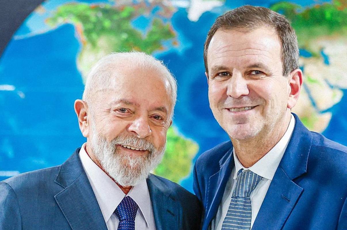 Lula encontra Paes e o parabeniza pela vitória