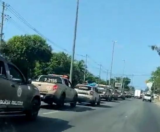 PMs da Caatinga chegam em Salvador para atuar contra facções