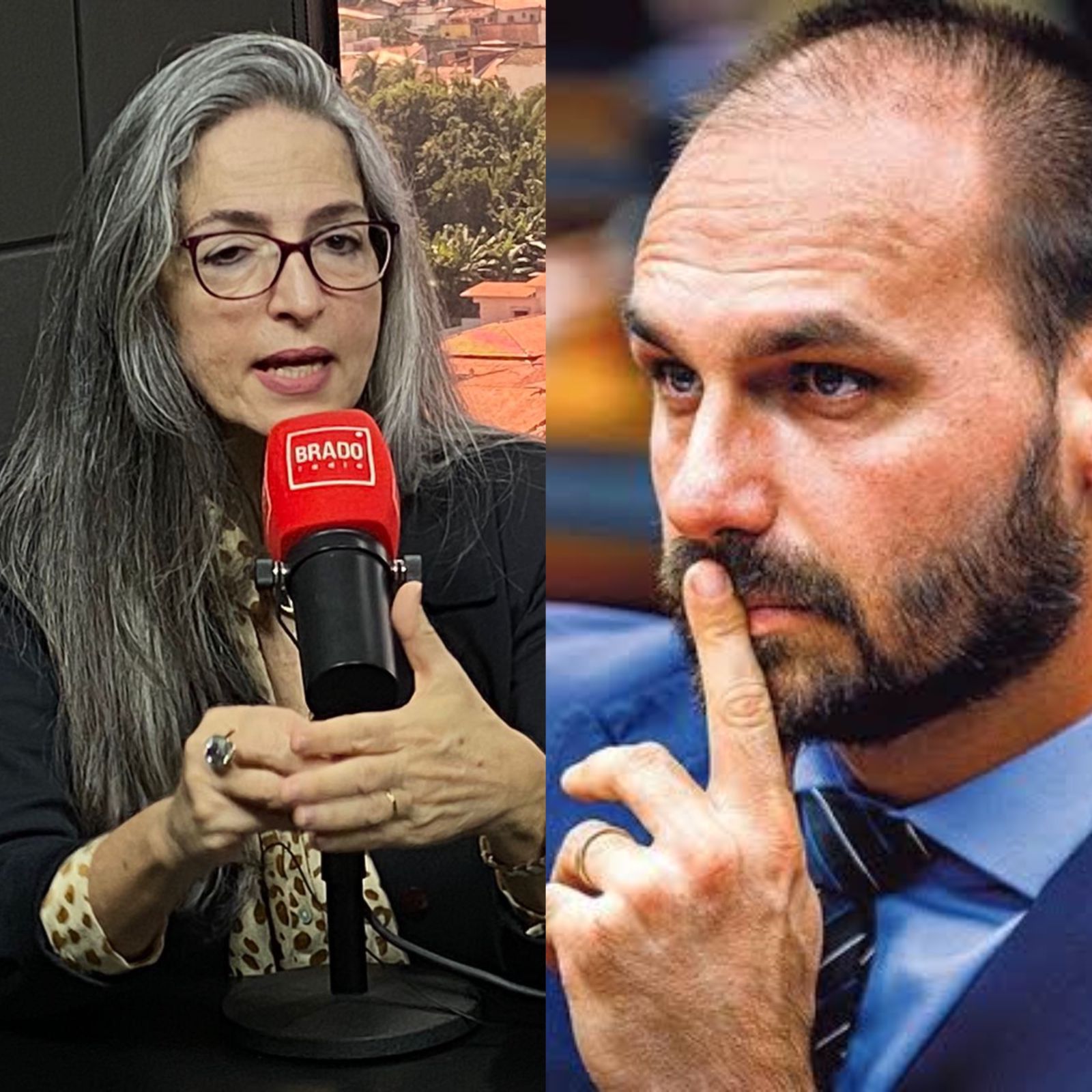 Raíssa Soares responde acusações de Eduardo Bolsonaro