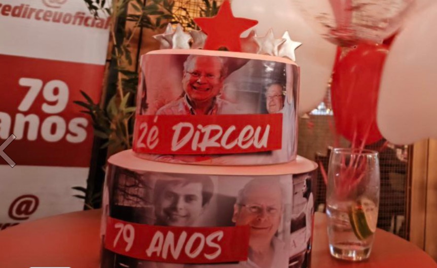 José Dirceu celebra 79 anos com cúpula do Congresso e ministros de Lula